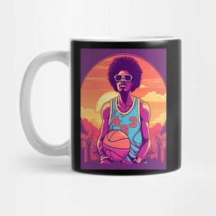 Retro Basketball Player Mug